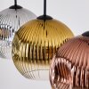 Ripoll Hanglamp, Kogellampje, Hanglamp Chroom, Goud, Duidelijk, Koperkleurig, Rookkleurig, 4-lichts