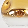 Ripoll Plafondlamp, Kogellampje Goud, Duidelijk, 1-licht