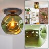 Ripoll Plafondlamp, Kogellampje Groen, 1-licht