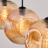 Ripoll Hanglamp, Kogellampje, Hanglamp Amber, 3-lichts