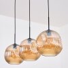 Ripoll Hanglamp, Kogellampje, Hanglamp Amber, 3-lichts