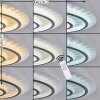 Lidor Plafondlamp LED Grijs, Wit, 1-licht, Afstandsbediening