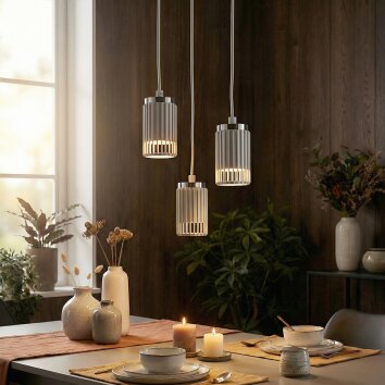 Fenik Hanglamp, Hanglamp, Cluster hanglamp Wit, 3-lichts