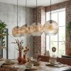 Ripoll Hanglamp, Kogellampje, Hanglamp Amber, Duidelijk, 4-lichts