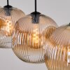 Ripoll Hanglamp, Kogellampje, Hanglamp Amber, Duidelijk, 4-lichts