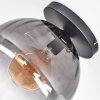Koyoto Plafondlamp, Kogellampje 30 cm Duidelijk, Rookkleurig, 1-licht