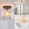 Koyoto Plafondlamp, Kogellampje 30 cm Duidelijk, 1-licht
