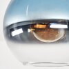 Koyoto Plafondlamp, Kogellampje 30 cm Blauw, Duidelijk, 1-licht