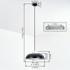 Jarik Hanglamp, Hanglamp Zwart, 1-licht
