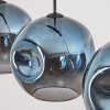 Ripoll Hanglamp, Kogellampje, Hanglamp Blauw, 3-lichts