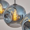 Ripoll Hanglamp, Kogellampje, Hanglamp Blauw, 3-lichts