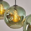Ripoll Hanglamp, Kogellampje, Hanglamp Groen, 3-lichts