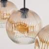 Ripoll Hanglamp, Kogellampje, Hanglamp Amber, Duidelijk, 3-lichts