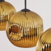 Ripoll Hanglamp, Kogellampje, Hanglamp Goud, 3-lichts