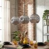 Ripoll Hanglamp, Kogellampje, Hanglamp Rookkleurig, 3-lichts