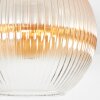Koyoto Plafondlamp, Kogellampje 30 cm Amber, Duidelijk, 1-licht