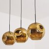 Ripoll Hanglamp, Kogellampje, Hanglamp Goud, 3-lichts