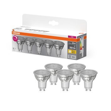 Osram GU10 4.5 Watt warm wit dimbaar 350 Lumen