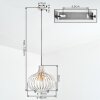 Orlin Hanglamp, Hanglamp Zandkleurig, 1-licht