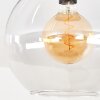 Koyoto Plafondlamp, Kogellampje 30 cm Duidelijk, 1-licht