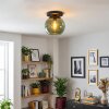 Koyoto Plafondlamp, Kogellampje 25 cm Groen, 1-licht