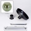 Koyoto Plafondlamp, Kogellampje 25 cm Groen, 1-licht