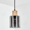 Mador Hanglamp, Hanglamp Natuurlijke kleuren, Zwart, 1-licht
