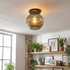 Koyoto Plafondlamp, Kogellampje 30 cm Groen, 1-licht