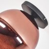 Koyoto Plafondlamp, Kogellampje 30 cm Koperkleurig, 1-licht