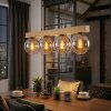 Gastor Hanglamp, Kogellampje, Hanglamp Natuurlijke kleuren, Zwart, 4-lichts