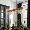 Gastor Hanglamp, Kogellampje, Hanglamp Natuurlijke kleuren, Zwart, 5-lichts