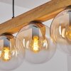 Gastor Hanglamp, Kogellampje, Hanglamp Natuurlijke kleuren, Zwart, 5-lichts