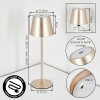 Salgadinho Buiten tafellamp, Tafellamp LED Champagne, 1-licht