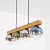 Gastor Hanglamp, Kogellampje, Hanglamp Natuurlijke kleuren, Zwart, 4-lichts