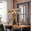 Gastor Hanglamp, Kogellampje, Hanglamp Natuurlijke kleuren, Zwart, 4-lichts