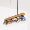 Gastor Hanglamp, Kogellampje, Hanglamp Natuurlijke kleuren, Zwart, 4-lichts