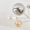 Gastor Plafondlamp, Kogellampje Zandkleurig, 6-lichts
