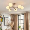 Gastor Plafondlamp, Kogellampje 80 cm Zandkleurig, 6-lichts