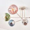 Gastor Plafondlamp, Kogellampje 80 cm Zandkleurig, 6-lichts