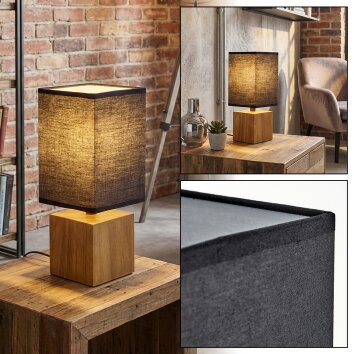 Talco Tafellamp LED Natuurlijke kleuren, Zwart, 1-licht