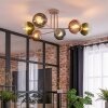 Gastor Plafondlamp, Kogellampje 80 cm Zandkleurig, 6-lichts