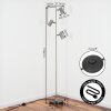 Javel Staande lamp LED Grijs, Zwart, 3-lichts