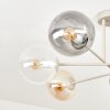 Gastor Plafondlamp, Kogellampje 80 cm Zandkleurig, 6-lichts