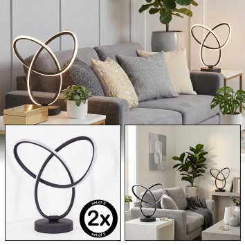 Jolor Tafellamp LED Zwart, 1-licht