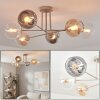 Koyoto Plafondlamp, Kogellampje 78 cm Zandkleurig, 6-lichts