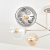 Koyoto Plafondlamp, Kogellampje 78 cm Zandkleurig, 6-lichts