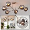 Gastor Plafondlamp, Kogellampje 80 cm Zandkleurig, 6-lichts