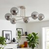 Gastor Plafondlamp, Kogellampje 80 cm Zandkleurig, 6-lichts