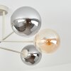 Gastor Plafondlamp, Kogellampje 80 cm Zandkleurig, 6-lichts