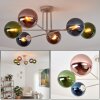 Gastor Plafondlamp, Kogellampje 80 cm Zandkleurig, 6-lichts